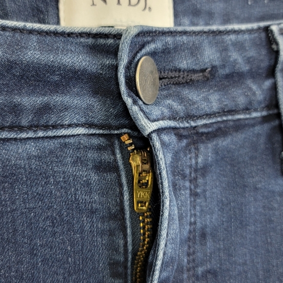 NYDJ‎ High Rise Straight Leg LiftXTuck Technology Denim Blue Jeans Sz 16 PLUS - Picture 4 of 14